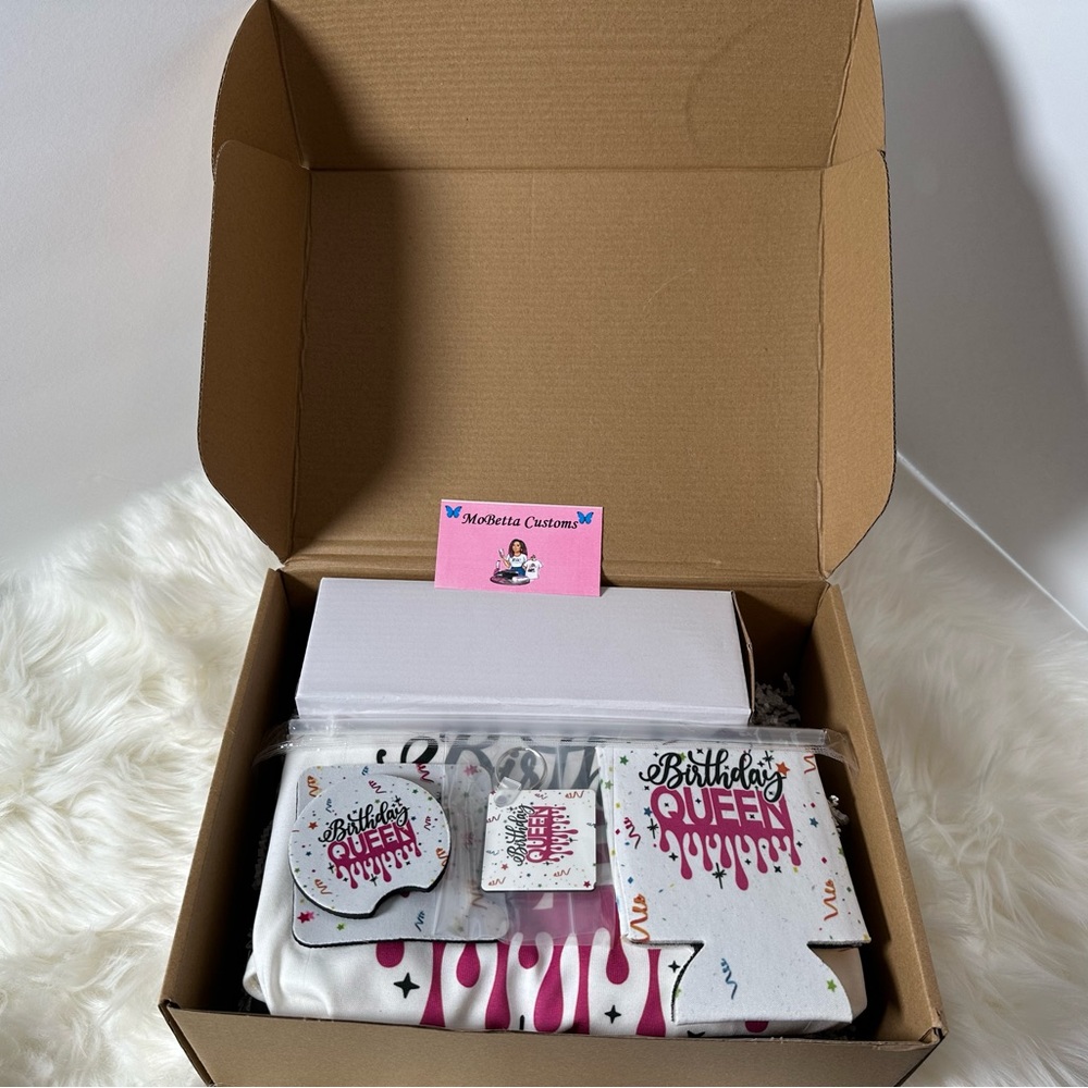 Women birthday shirt bundle box S